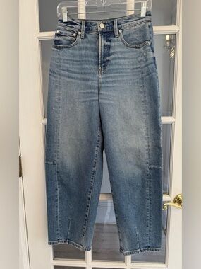 PISTOLA Women’s Medium Wash Eli High Rise Barrel Leg Jeans Size 25